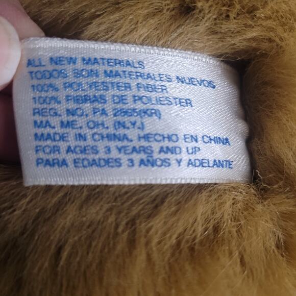 Holiday Moose Plush with Scarf & Hat Brown Christmas Stuffed Animal Winter Decor - Picture 10 of 11